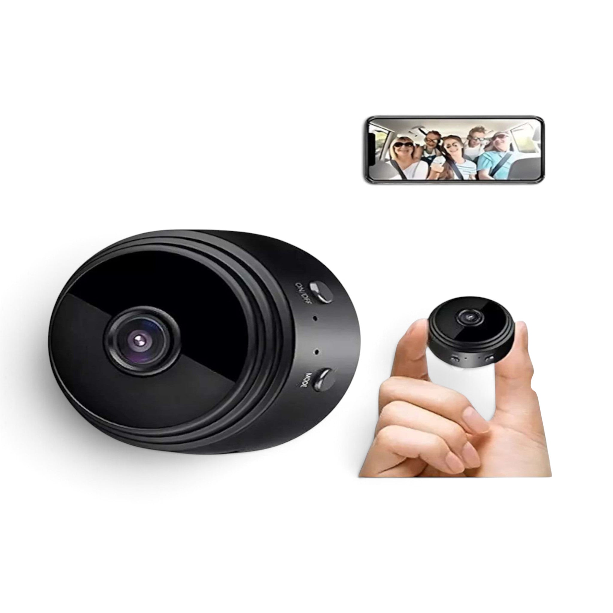 Protege tu hogar u oficina con la Cámara de Seguridad A9 Mini. Graba en 1080p, ve en la oscuridad con visión nocturna y monitorea desde tu celular con configuración sencilla.